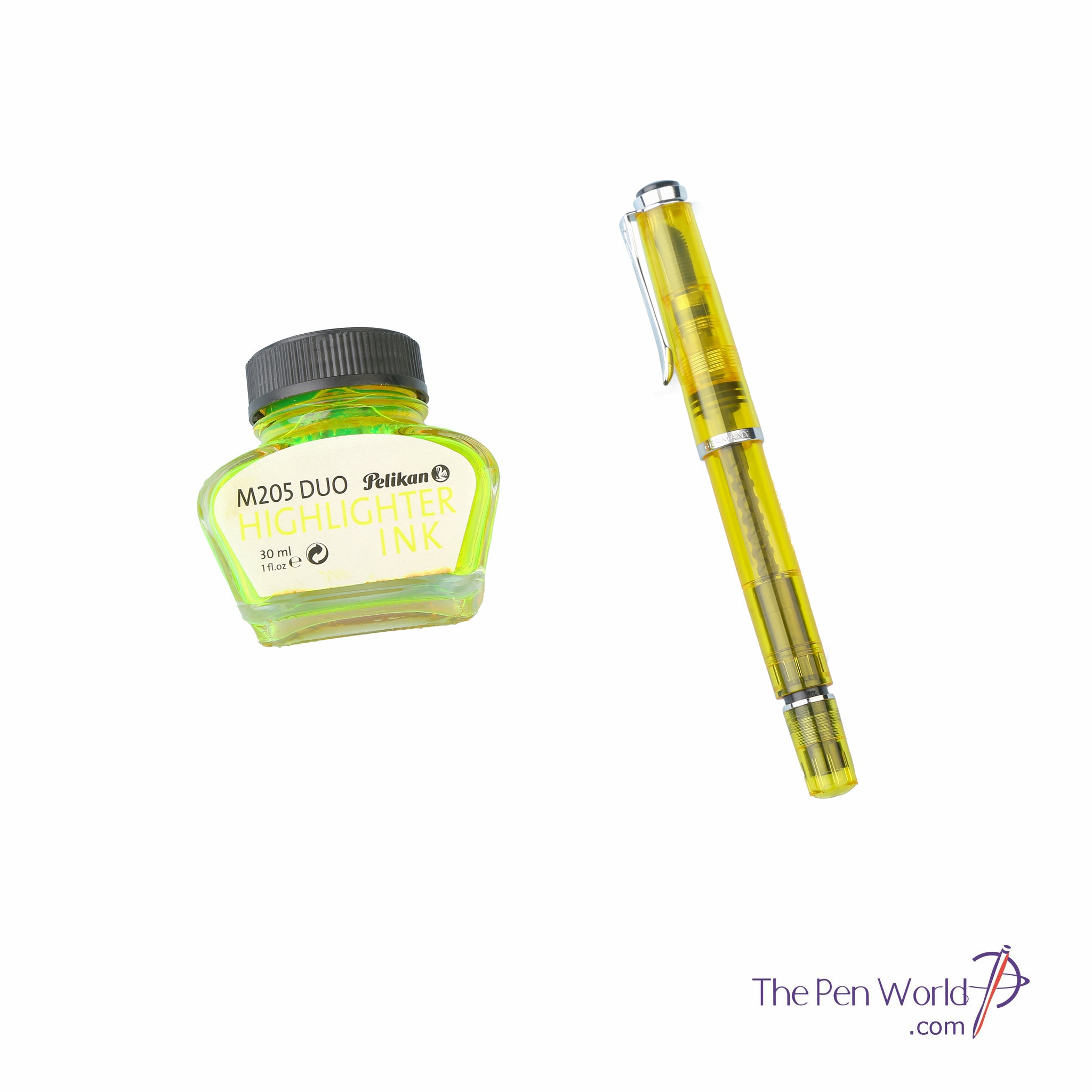 Pelikan Classic M205 Duo Highlighter NEON Yellow Fountain