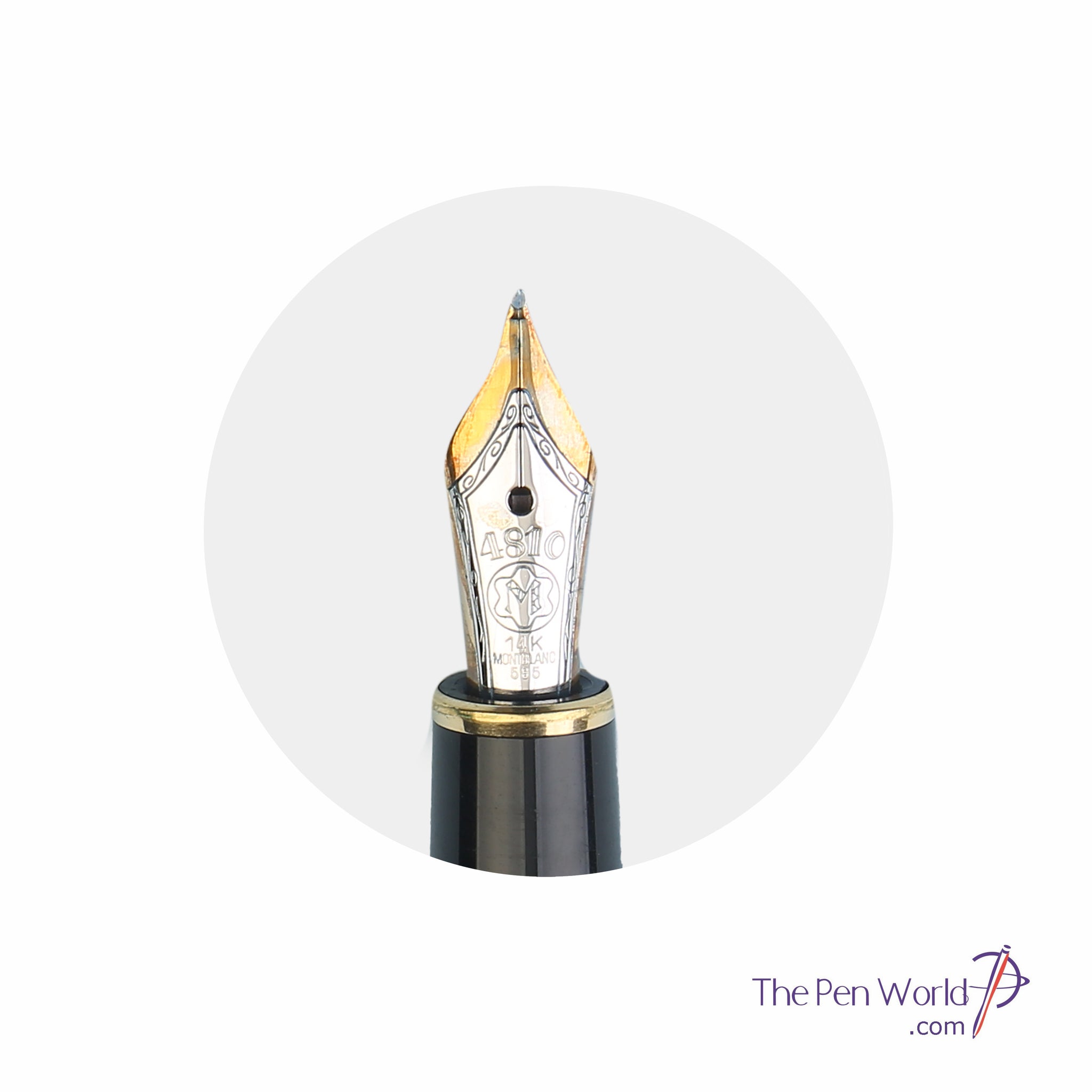 ◆MONTBLANC モンブラン万年筆 CLASSIC 14K/ct◆ Montblanc 144 Fountain Pen - 14k Gold Medium Nib - Used