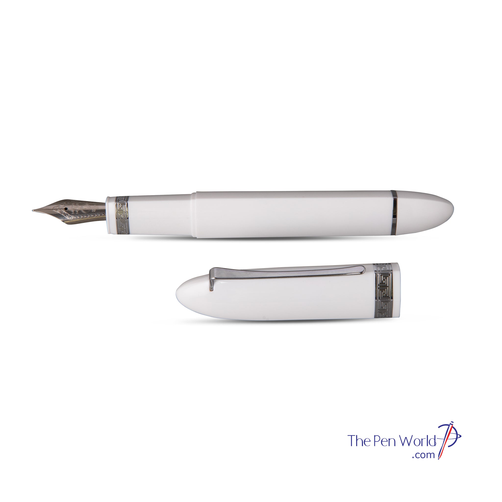 Moonman Majohn V60 Trianglo Fountain Pen - White - Fine