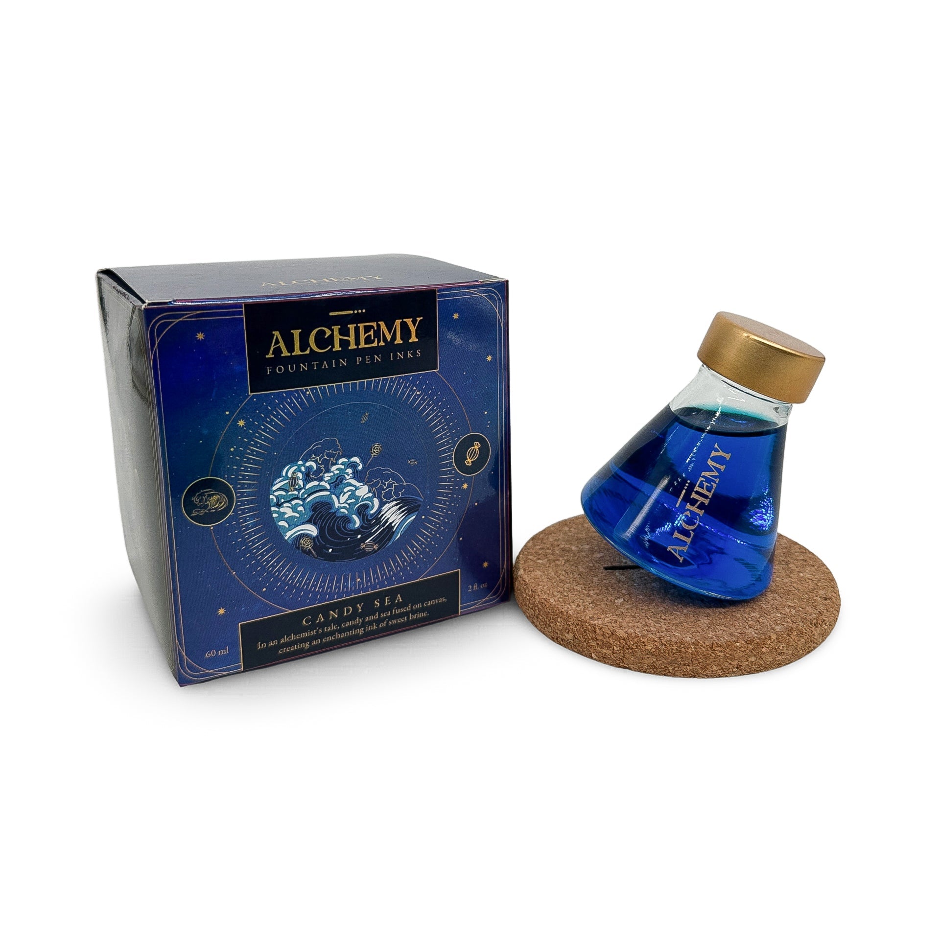 Alchemy Ink Alchemy Fountain Pen Inks - Candy Sea 45 ml – The Pen World