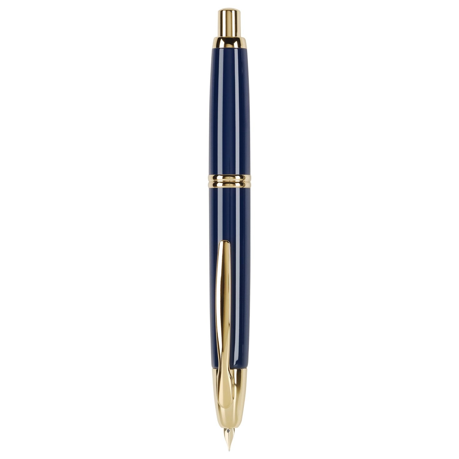 Pilot Vanishing Point Capless Fountain Pen Blue GT 18K Gold Nib